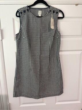 GAP X DOEN Gingham Denim Mini Dress